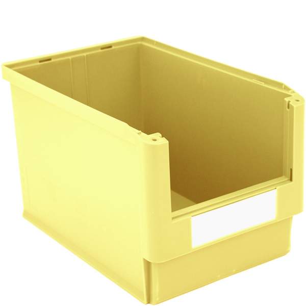 Sichtlagerkasten SK Set / SK5033 500x313x300 gelb inklusive Etikett